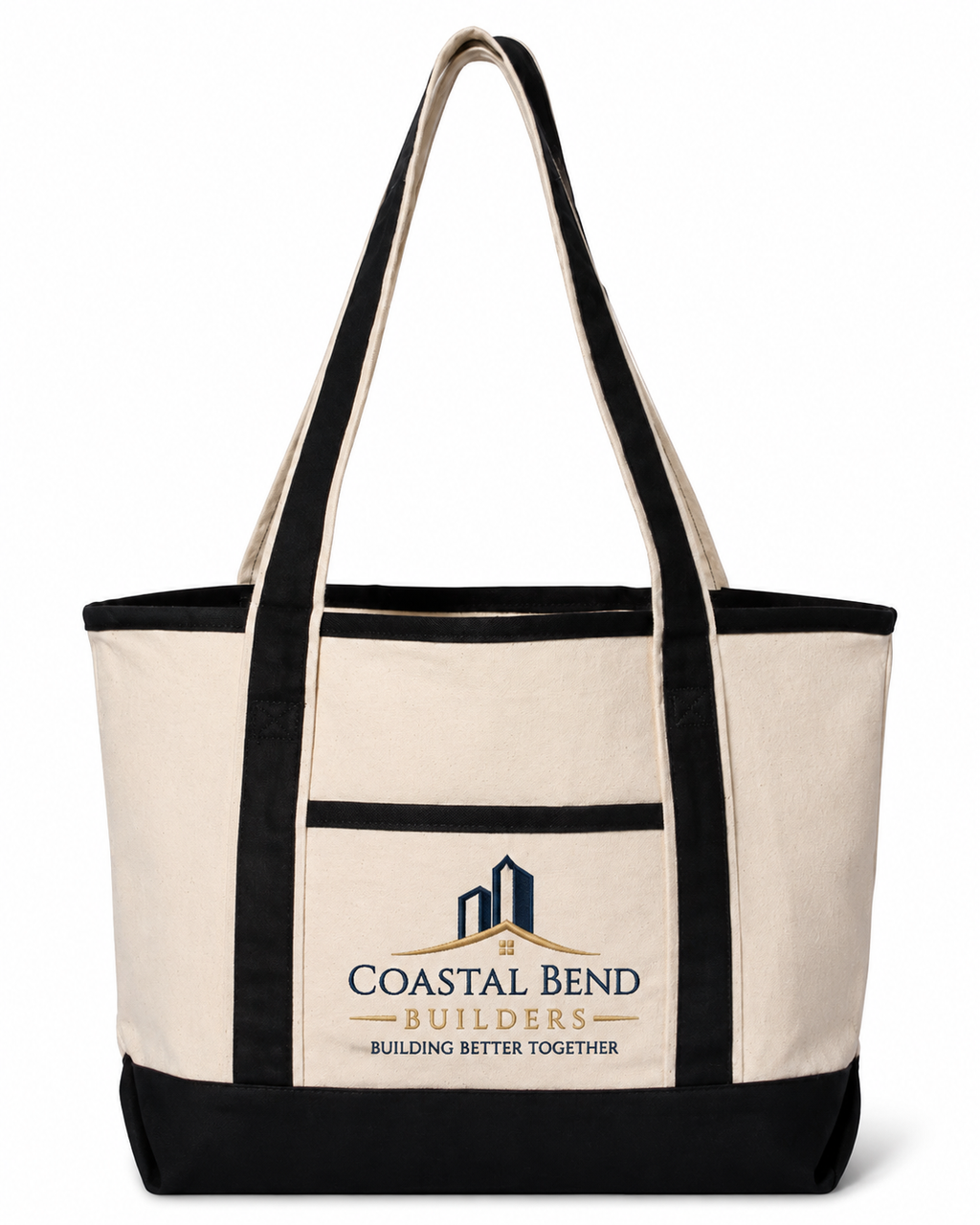 Personalized Embroidered Zippered Tote Bag
