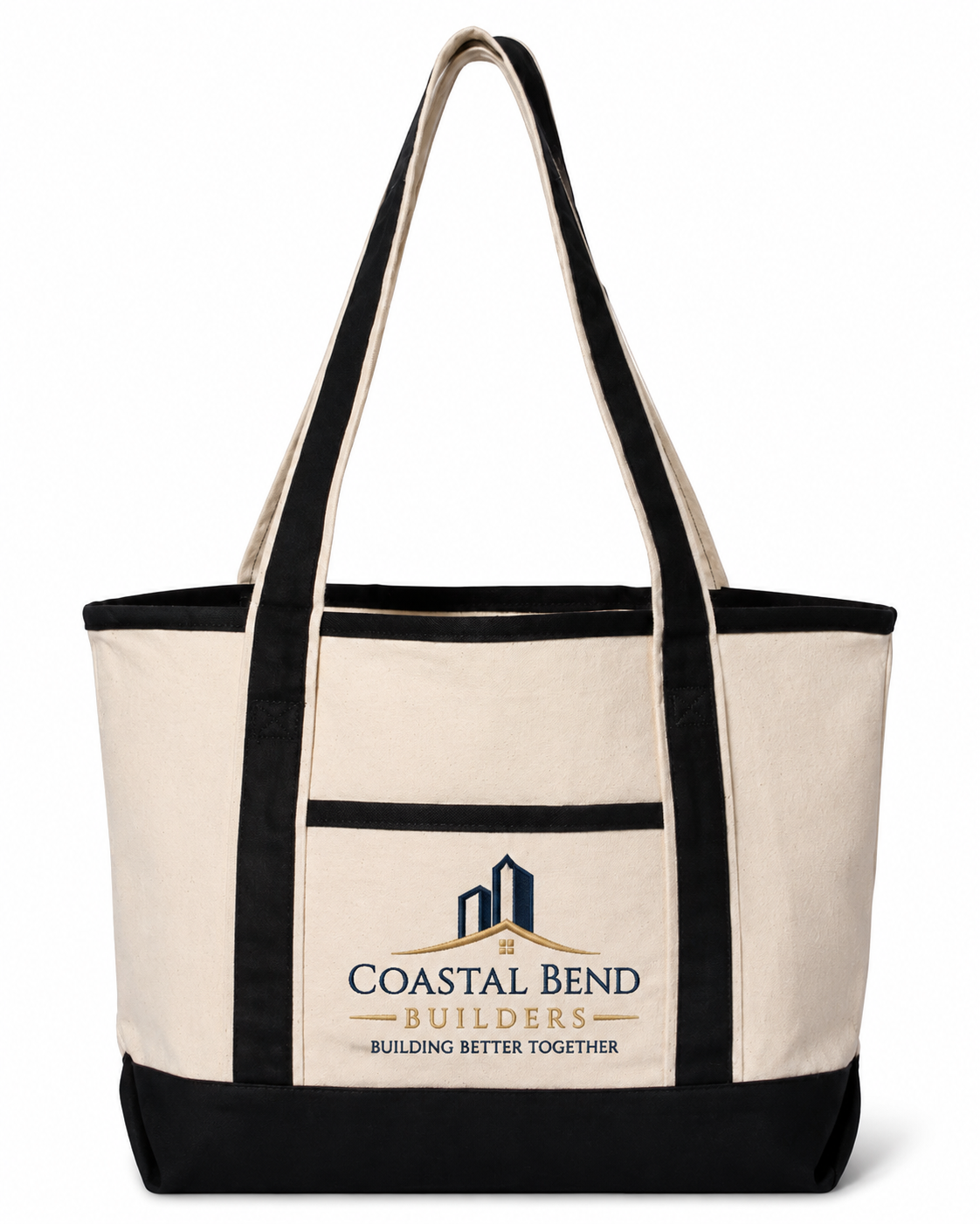 Personalized Embroidered Zippered Tote Bag